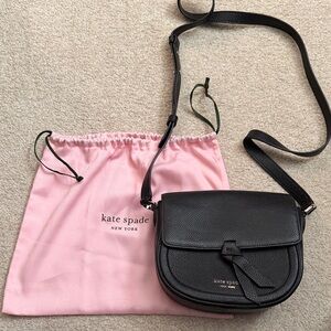 Kate Spade Black Pebbled Leather Crossbody Bag